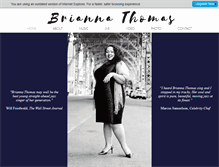 Tablet Screenshot of briannathomas.com